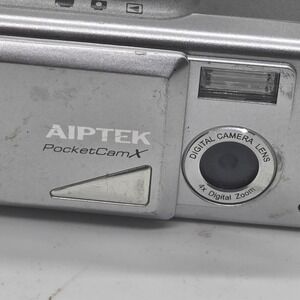AIPTEK PocketCamX CUO-L22 Silver Digital Camera Pocket Cam VTG